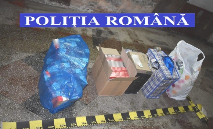 Un bărbat din Cluj, prins cu peste 30.000 de țigări de contrabandă. FOTO